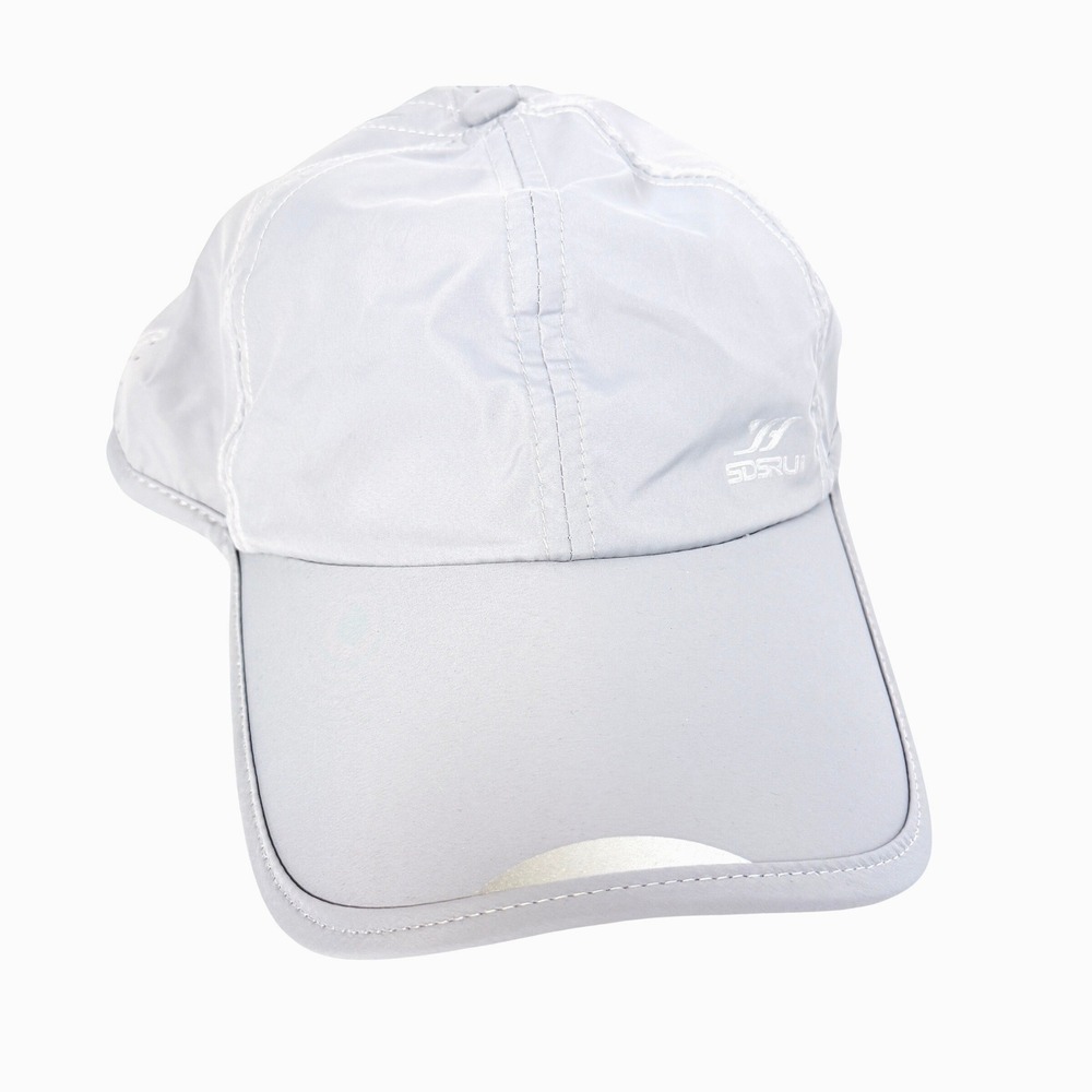 SDSRUI NEW Sportswear‎ Lightweight Moisture Management running Cap Hat Gray NWOT